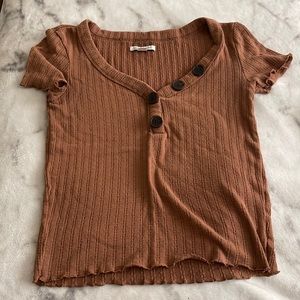 American eagle tan shirt